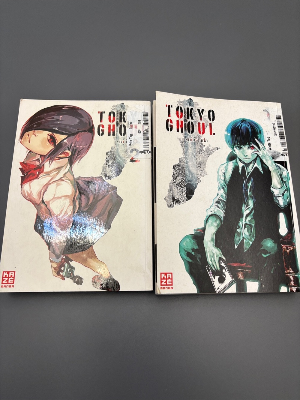 Tokyo Ghoul, Vol. 1 & 2 by Sui Ishida (Paperback) Mangas